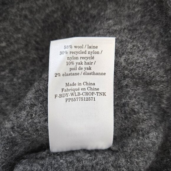 NWT Everlane The Cozy Stretch Wool & Yak Hair Blend Tank Top Size Large - Picture 4 of 4